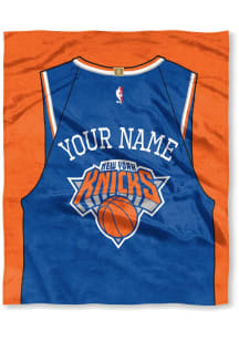New York Knicks Personalized Jersey Silk Touch Fleece Blanket