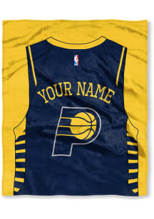 Indiana Pacers Personalized Jersey Silk Touch Fleece Blanket