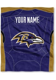 Baltimore Ravens Personalized Jersey Silk Touch Fleece Blanket