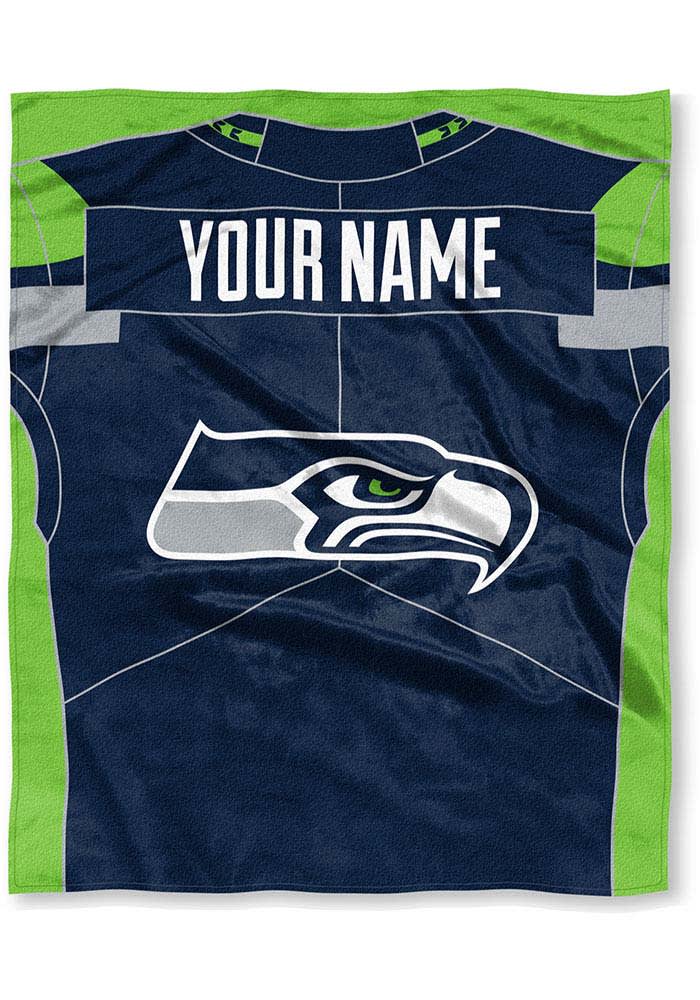 Cute Blanket Seattle Seahawks Jersey NFL Blanket - Personalized Blankets  with Names - Custom NFL Jersey - Gifts From The Heart At Prices You'll Love