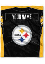 Pittsburgh Steelers Personalized Jersey Silk Touch Fleece Blanket