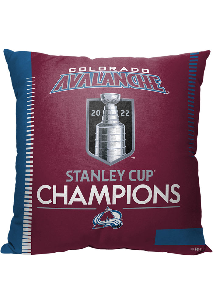 Colorado Avalanche 2022 Stanley Cup Champions 18x18 Pillow
