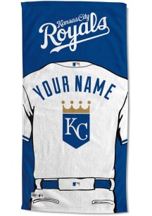 Kansas City Royals Personalized Jersey Beach Towel
