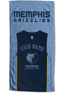 Memphis Grizzlies Personalized Jersey Beach Towel