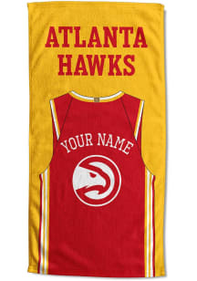 Atlanta Hawks Personalized Jersey Beach Towel