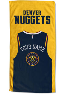 Denver Nuggets Personalized Jersey Beach Towel