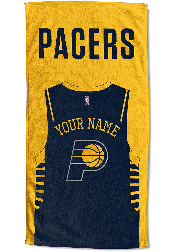 Indiana Pacers Personalized Jersey Beach Towel