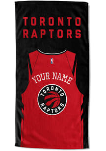Toronto Raptors Personalized Jersey Beach Towel