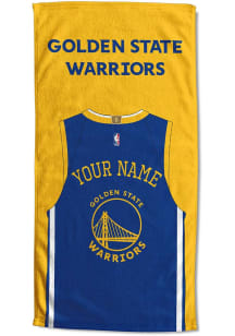 Golden State Warriors Personalized Jersey Beach Towel