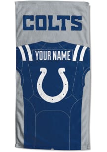 Indianapolis Colts Personalized Jersey Beach Towel