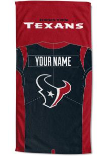 Houston Texans Personalized Jersey Beach Towel