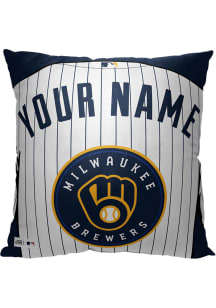 Milwaukee Brewers Personalized Jersey Pillow