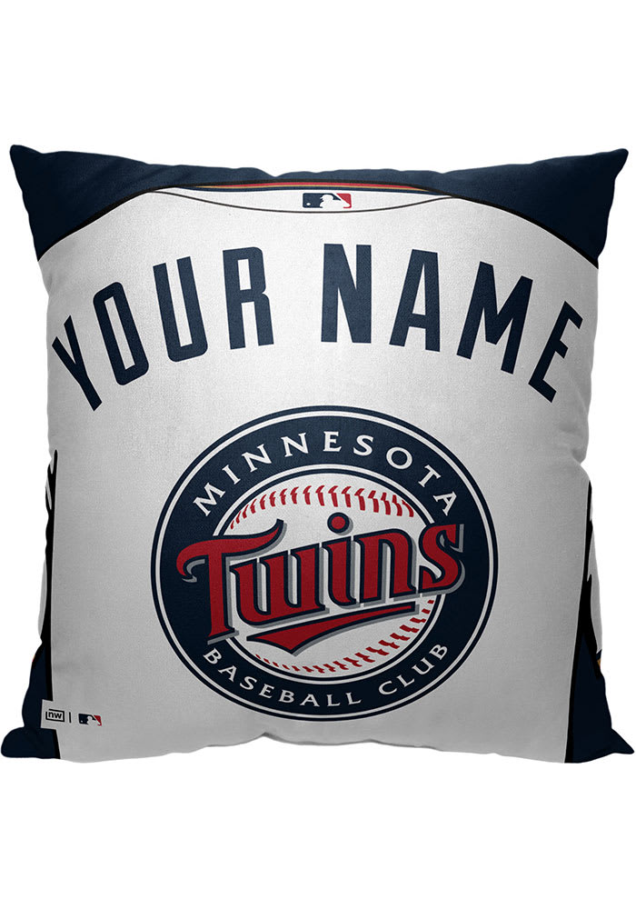 Minnesota Twins MLB Jersey Personalized Silk Touch Sherpa Throw Blanket