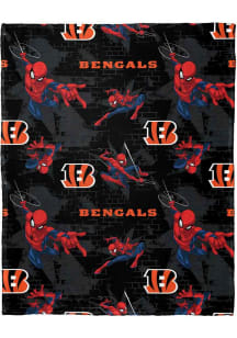 Cincinnati Bengals 40x50 Spider-Man Hugger Fleece Blanket
