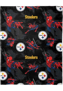 Pittsburgh Steelers 40x50 Spider-Man Hugger Fleece Blanket