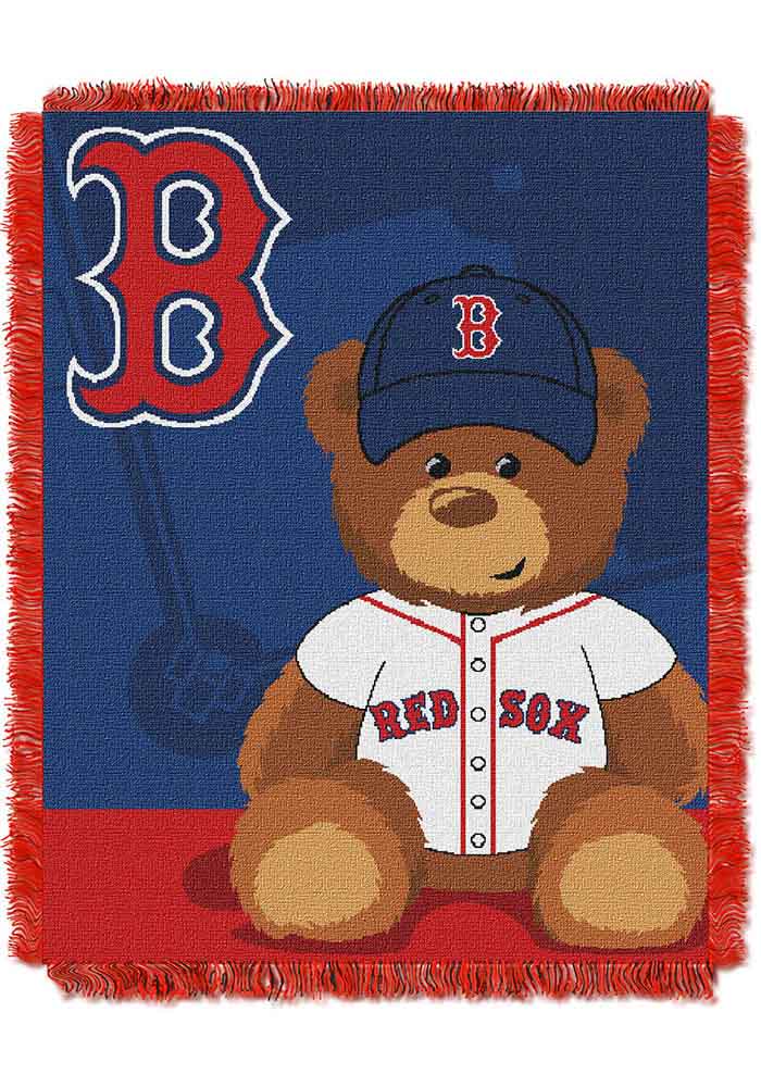 Boston Red Sox Field Bear Baby Blanket