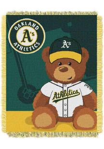 Oakland Athletics Field Bear Baby Blanket