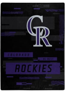 Colorado Rockies Digitize 60X80 Raschel Blanket