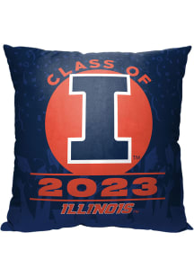 Illinois Fighting Illini Class of 2023 18x18 Pillow
