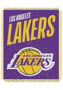 Los Angeles Lakers Headliner Jacquard Tapestry Blanket