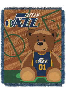 Utah Jazz Half Court Baby Blanket
