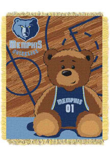 Memphis Grizzlies Half Court Baby Blanket