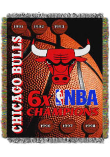 Chicago Bulls Commemorative Series Tapestry Blanket