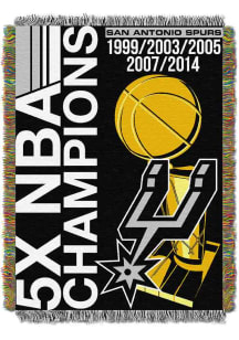 San Antonio Spurs Commemorative Series Tapestry Blanket