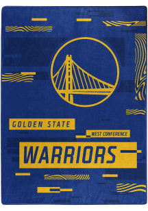 Golden State Warriors 60x80 Raschel Blanket