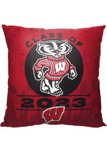 Wisconsin Badgers Class of 2023 18x18 Pillow