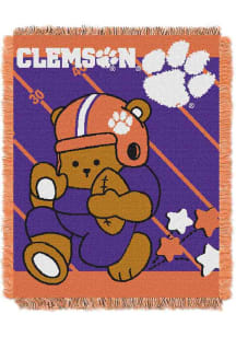 Clemson Tigers Logo Baby Blanket