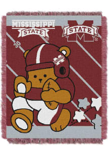 Mississippi State Bulldogs Logo Baby Blanket