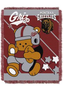 Montana Grizzlies Logo Baby Blanket