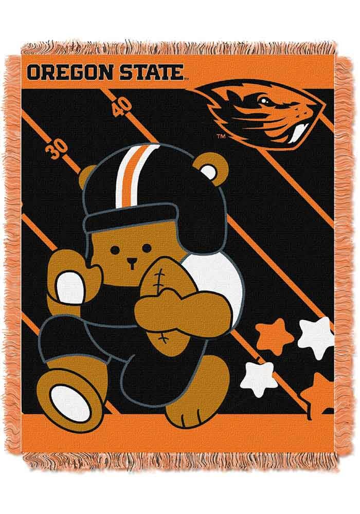 Oregon State Beavers Logo Baby Blanket