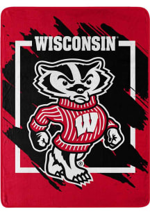 Wisconsin Badgers Dimensional Raschel Blanket