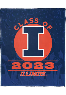 Illinois Fighting Illini Class of 2023 50x60 Fleece Blanket