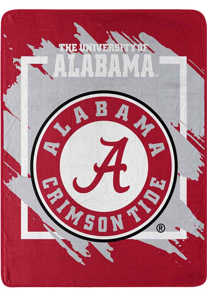 Alabama Crimson Tide Red Dimensional Raschel Throw Blanket - 5587037