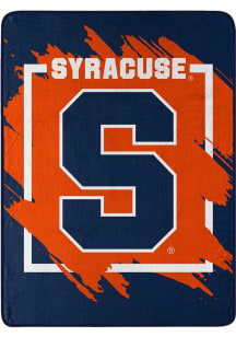 Syracuse Orange Dimensional Raschel Blanket