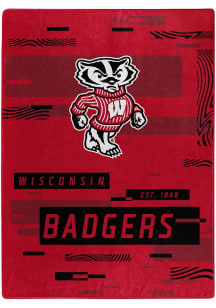 Wisconsin Badgers Digitize Raschel Blanket