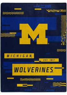 Michigan Wolverines Digitize Raschel Blanket