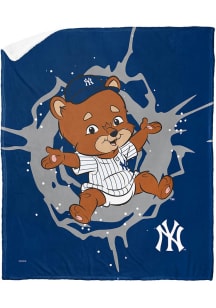 New York Yankees Mascot Silk Touch Fleece Blanket