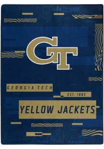 GA Tech Yellow Jackets Digitize Raschel Blanket