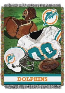 Miami Dolphins Vintage Tapestry Blanket