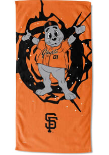 San Francisco Giants Mascot Printed Beach Towel