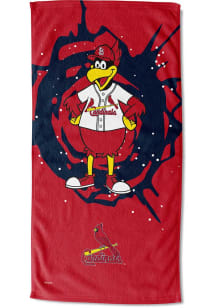 St Louis Cardinals Mascot Printed Beach Towel