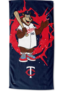 Minnesota Twins Mascot Printed Beach Towel