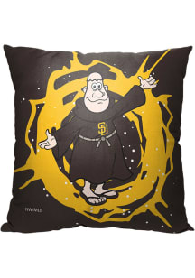 San Diego Padres Mascot Printed Throw Pillow