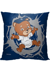 New York Yankees Mascot Printed Throw Pillow