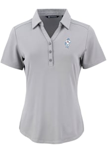 Cutter and Buck Tennessee Titans Womens Graphite Historic Forge Eco Polo Short Sleeve Polo Shirt