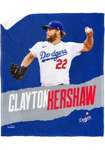 Los Angeles Dodgers Clayton Kershaw 50x60 Silk Touch Shepra Fleece Blanket